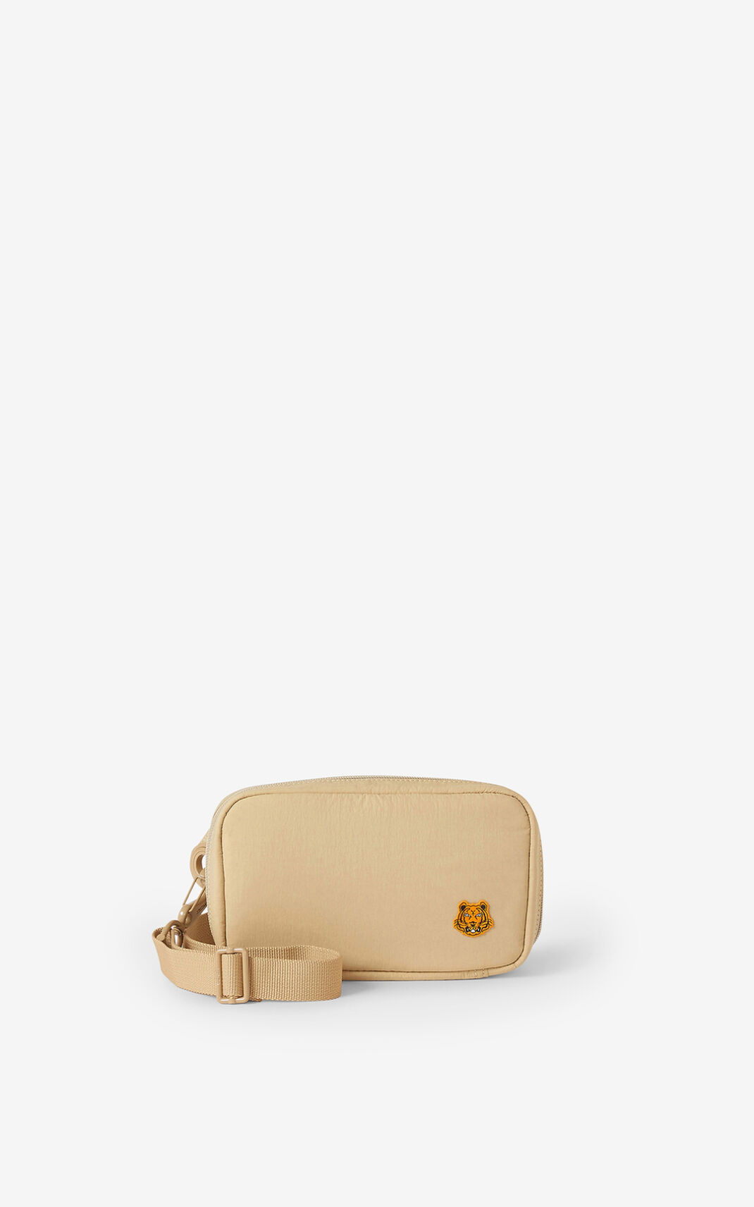 Kenzo Tiger Crest Skuldertaske Dame - Beige DK-982858